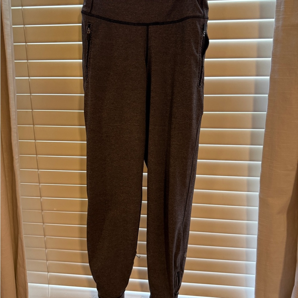 Lululemon Athletica Gray Track Pants with Tapered Leg